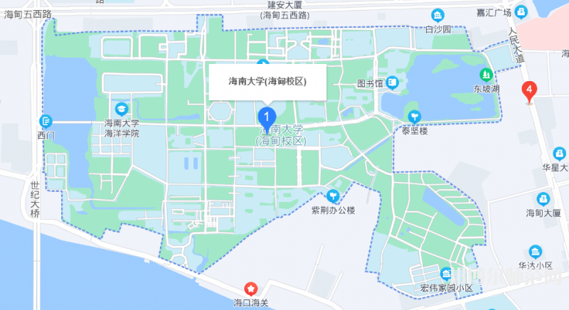 海南大學(xué)師范學(xué)院海甸校區(qū)2023年地址在哪里